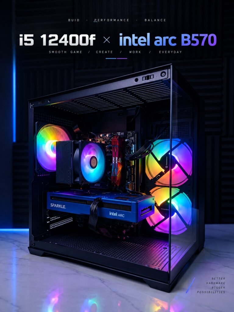 PC Gaming Intel i5-12400F + Intel Arc B570 16GB RAM